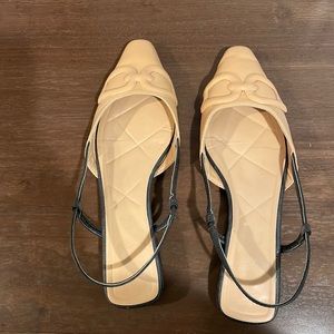 Zara flat strap back shoes!!!